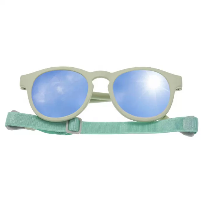 Ochelari de soare pentru bebelusi cu curea ajustabila - Hawaii Soft Mint - Dooky