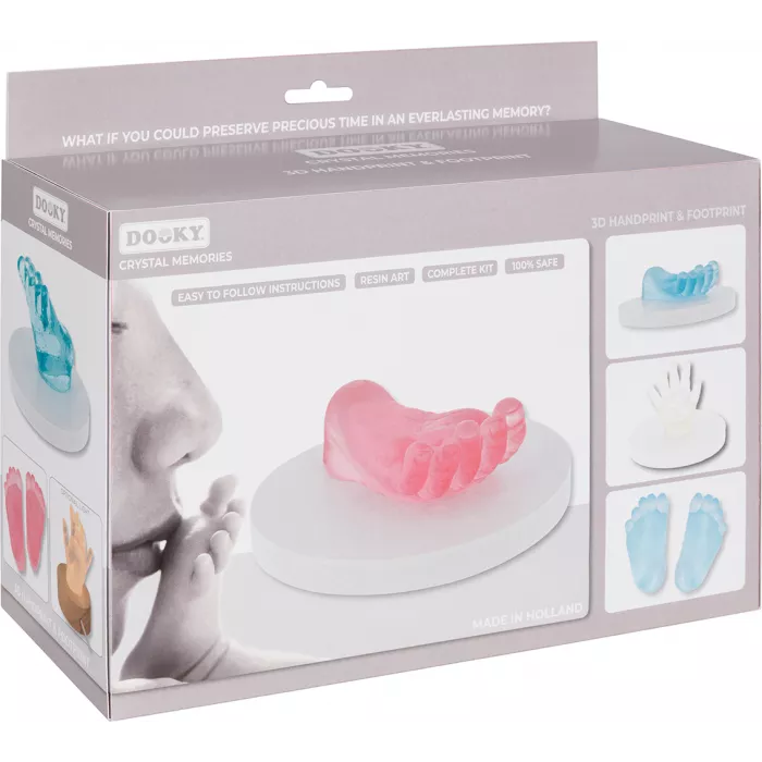 Kit amprenta 3D pentru bebelusi - Hand & Footprint - Dooky