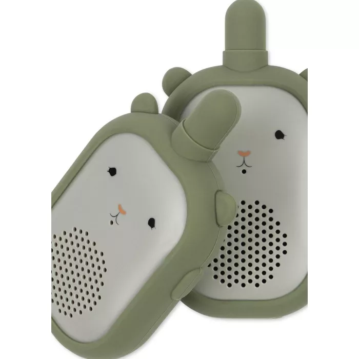 Set de walkie talkie din silicon - URSULET - OLIVINE - Konges Sløjd