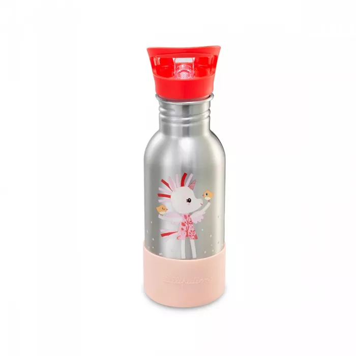 Sticla pentru apa din otel inoxidabil - 600 ml - Unicornul Lena - Lilliputiens