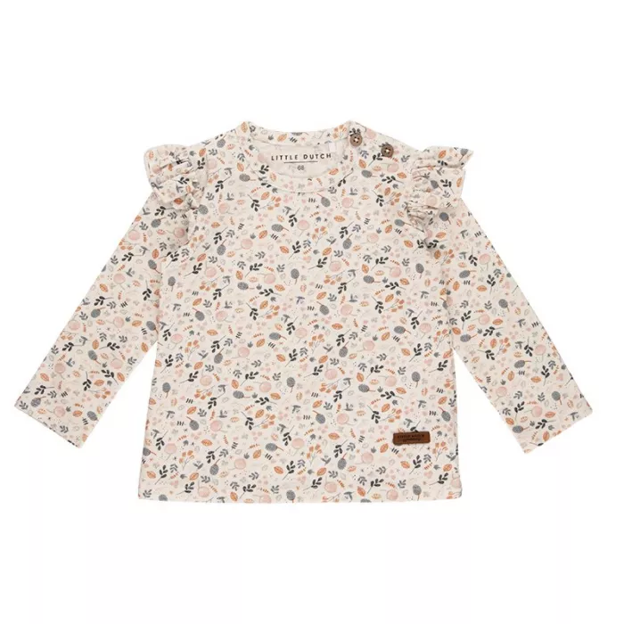 Bluza cu maneca lunga - Spring Flowers - print complet - Little Dutch