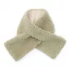 Fular din material teddy - Soft Green - Little Dutch