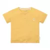 Tricou din bumbac organic - Yellow - Forest Friends - Little Dutch