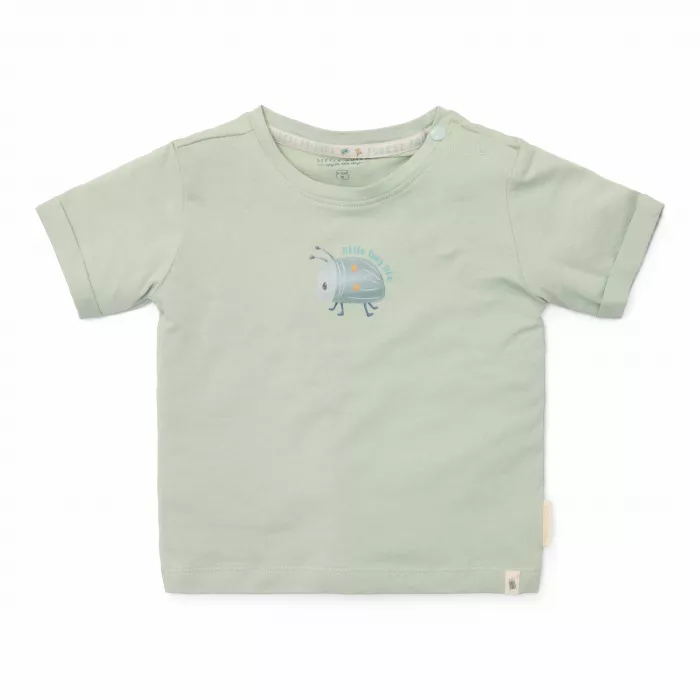 Tricou din bumbac organic - Forest Mint - Forest Friends - Little Dutch