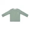 Bluza din bumbac organic - Forest Green - Forest Friends - Little Dutch