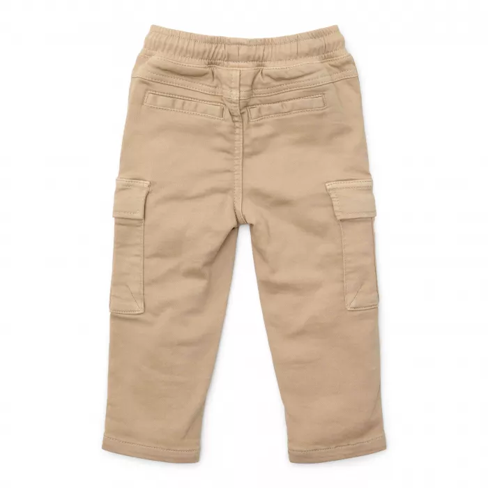 Pantaloni din bumbac - Sand - Little Farm - Little Dutch