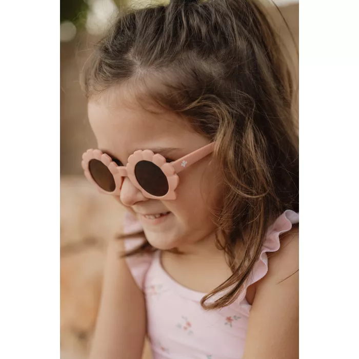 Ochelari de soare pentru copii cu protectie UV400 - Shell Pink - Little Dutch
