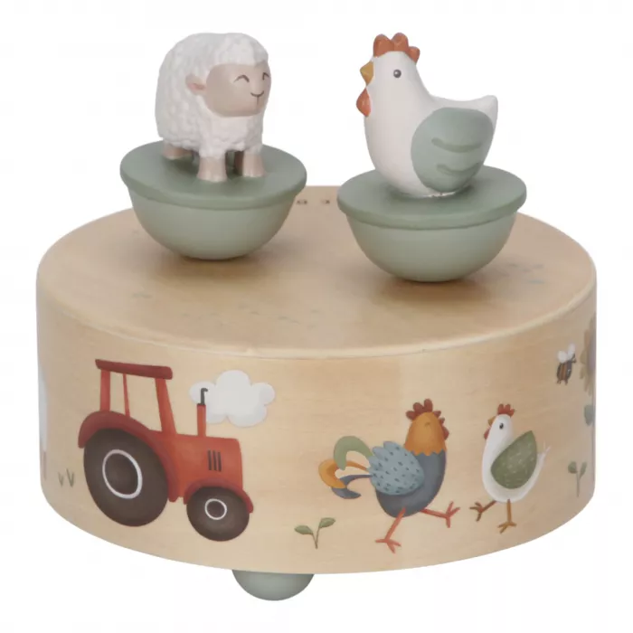 Cutie muzicala din lemn FSC - Little Farm - Little Dutch