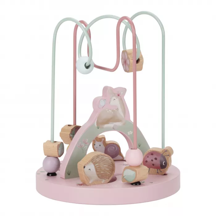 Jucarie din lemn FSC - Spirala cu Activitati Mare - Fairy Garden - Little Dutch