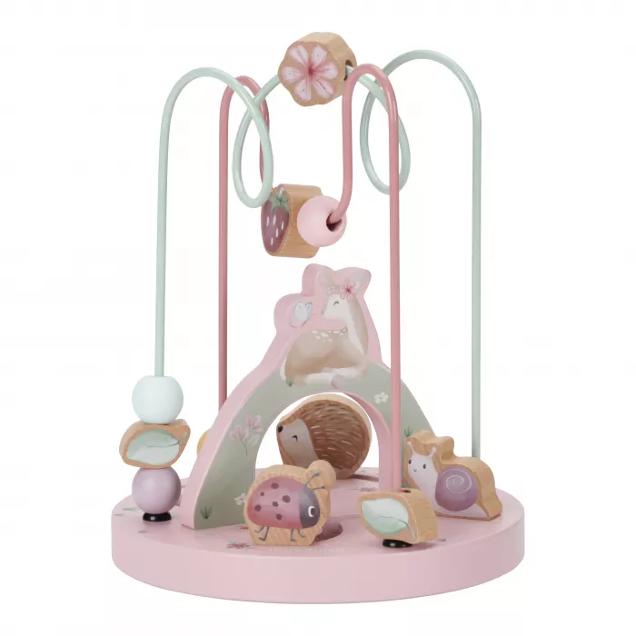 Jucarie din lemn FSC - Spirala cu Activitati Mare - Fairy Garden - Little Dutch