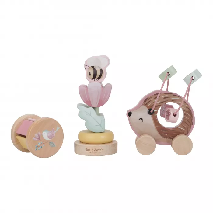 Cutie cadou cu jucarii din lemn FSC - Fairy Garden - Little Dutch