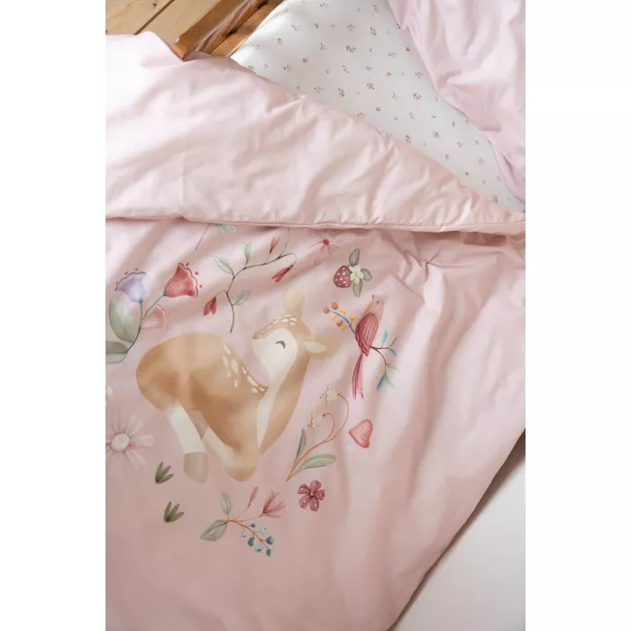 Lenjerie pentru patut - 100 x 140 cm - Blossom - Little Dutch