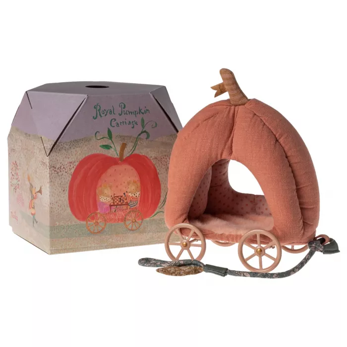 Accesorii pentru casuta de papusi - PUMPKIN CARRIAGE - Maileg