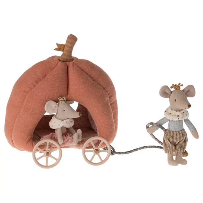 Accesorii pentru casuta de papusi - PUMPKIN CARRIAGE - Maileg