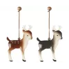 aAccesorii pentru Craciun - Set de 2 ornamente metalice - Bambi - Maileg