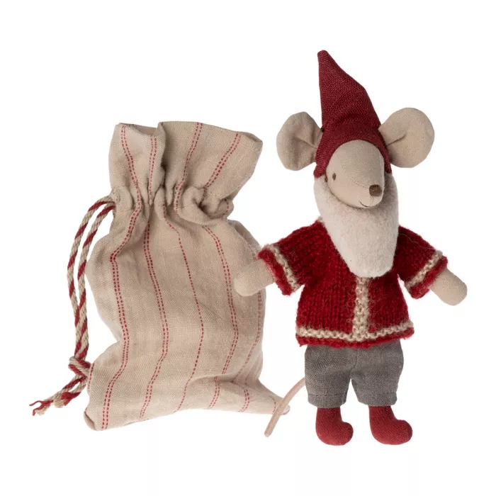 Jucarie textila - SANTA MOUSE -  BIG BROTHER - Maileg