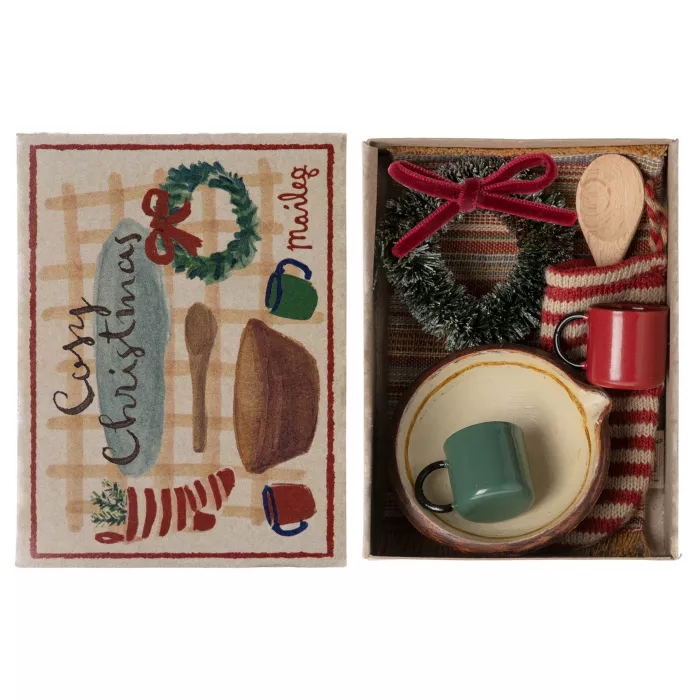 Accesorii pentru casuta de papusi - COSY CHRISTMAS  SET - Maileg