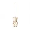 Accesorii pentru Craciun - Ornament metalic - Teddy Bear - Off white/Rose - Maileg