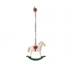 Accesorii pentru Craciun - Ornament metalic - Rocking Horse - Maileg