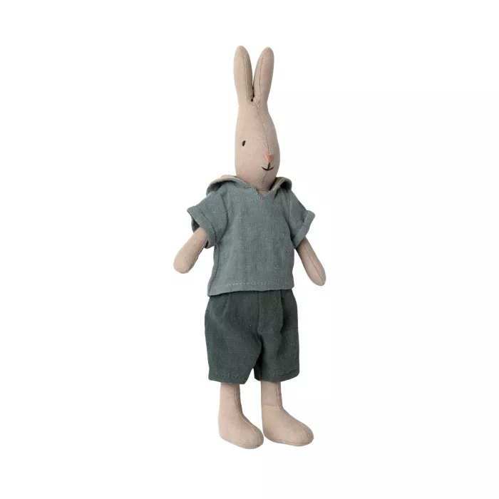 Jucarie textila - RABBIT SIZE 2 - Classic - Shirt and shorts - Maileg