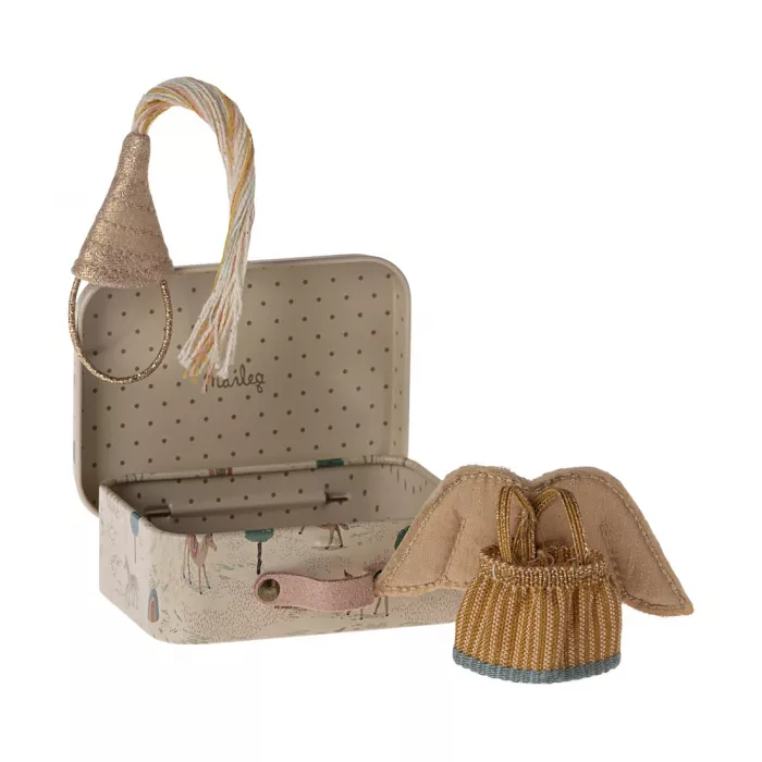 Accesorii - Fairy clothes in suitcase - Little Sister - Maileg