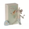 Jucarie textila - TOOTH FAIRY MOUSE IN MATCHBOX - LITTLE BROTHER - Maileg