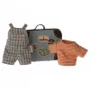 Accesorii - BIG BROTHER - Overalls and shirt in suitcase - Maileg