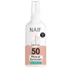 Spray cu protectie solara minerala SPF 50 FARA parfum - Bebelusi si copii  - 100 ml - Naïf