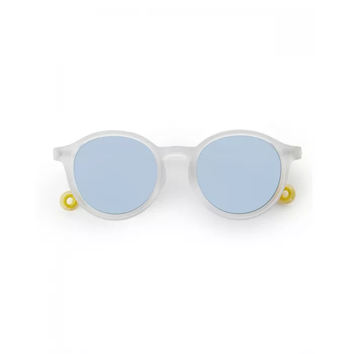 Ochelari de soare cu lentile polarizate oval - 3-5 ani - Classic Olivio - Jellyfish White - Olivio&Co